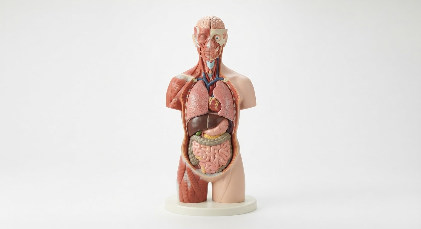 Anatomical Human Torso Model 3B