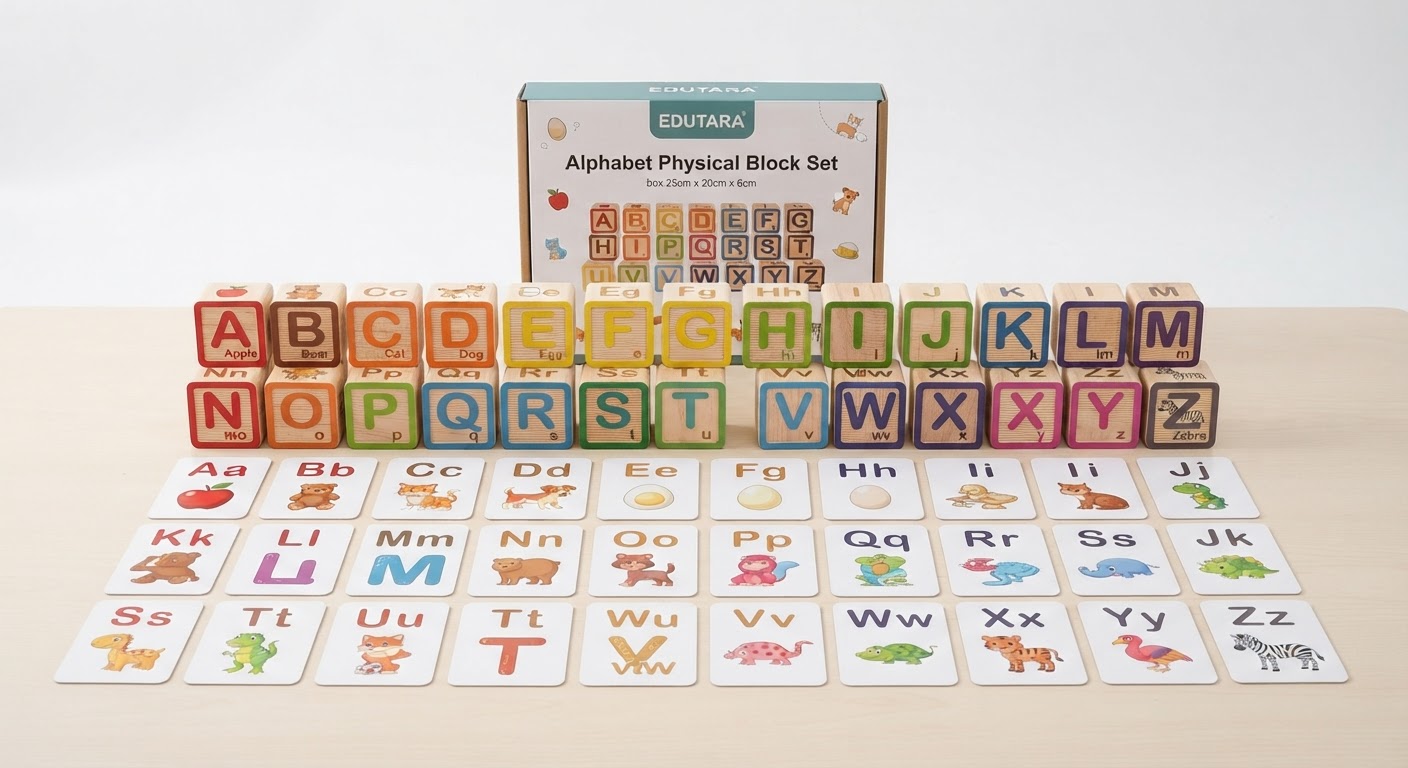 EDUTARA Alphabet Physical Block Set