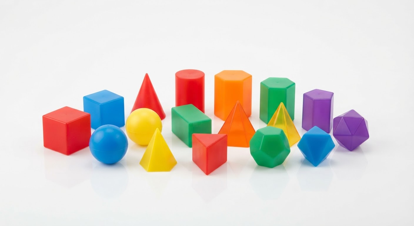 EDUTARA Geometry 3D Shape Kit