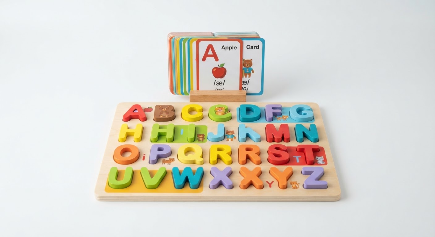 EDUTARA Phonics Sound Puzzle Set