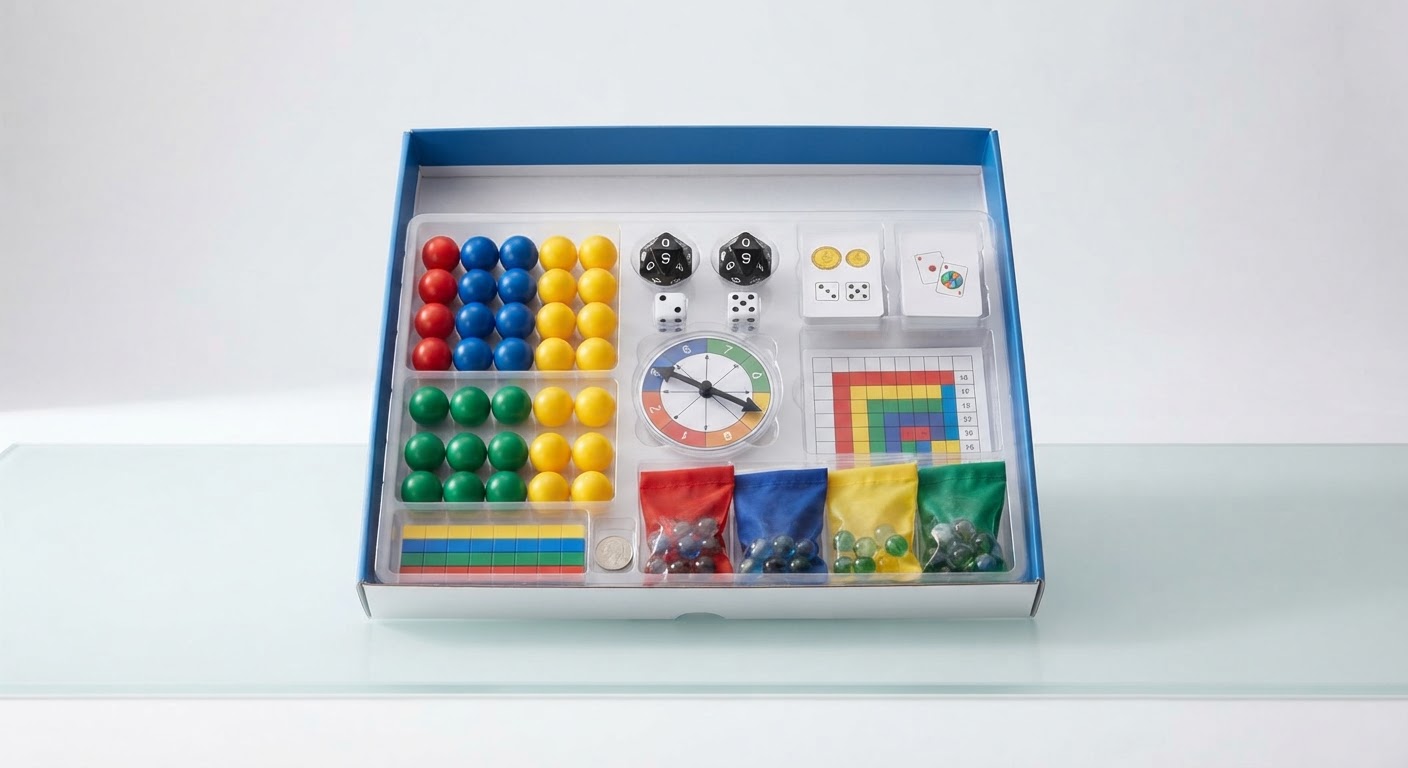 EDUTARA Probability & Statistics Model Kit