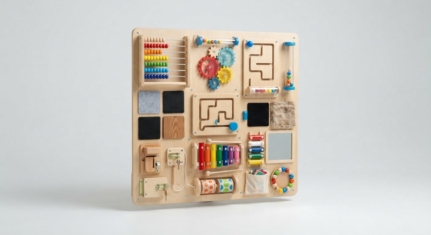 Wooden Sensory Discovery Wall