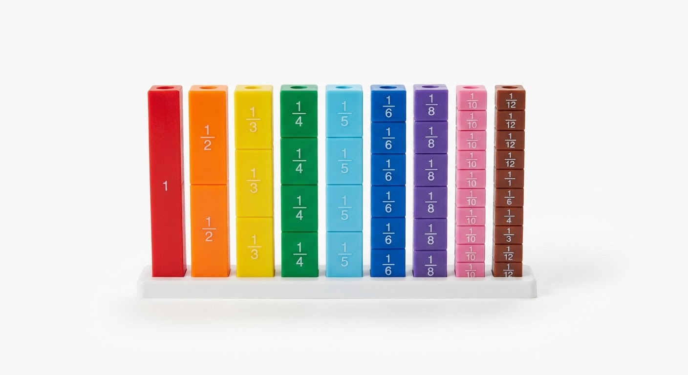Fraction Tower Equivalency Cubes